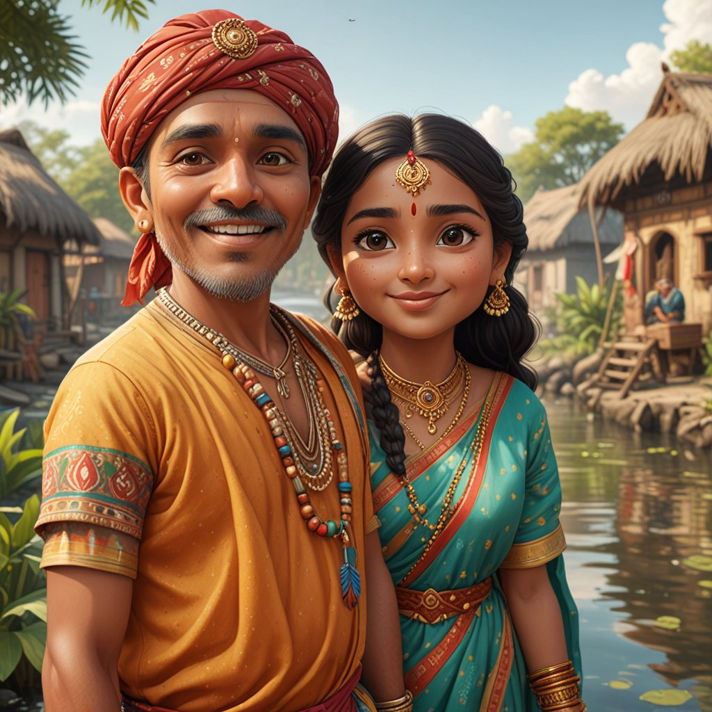 3D cartoon character art